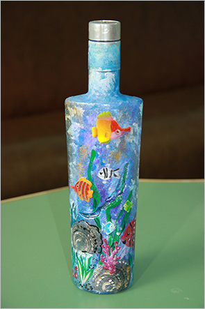 декупаж бутылки 2